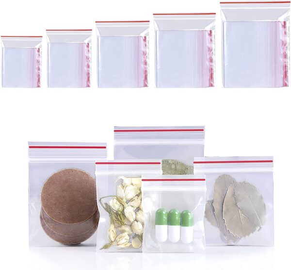 Zip lock Bags Reclosable Clear Poly Bag Plastic Baggies Small Jewelry Shipping Bags - Image 5